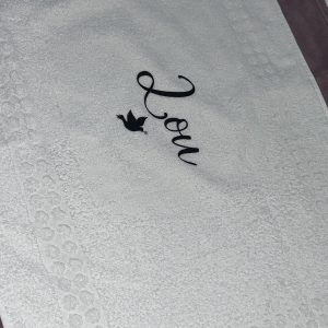 Serviette personnalisée